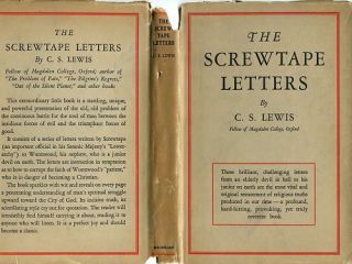 Screwtape Letters C s Lewis Religion 1st Edition 1943