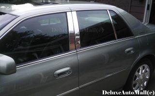 Cadillac DeVille DTS Chrome Stainless Pillar Posts 6pcs