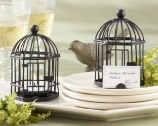 96 birdcage wedding tea light place card holders