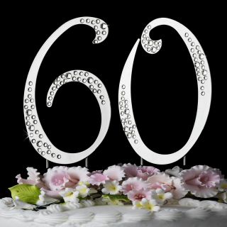 sparkle crystal number cake topper this listing is for 2 large numbers 