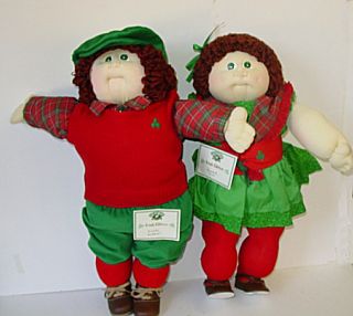   sculpture cabbage patch kid dating from 1985 irish boy girl with the