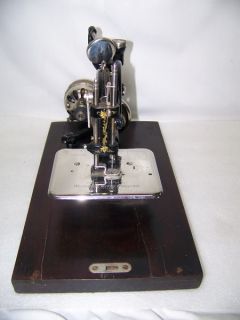 RARE WESTER ELECTRIC Wilcox & Gibbs Sewing Machine w/manual