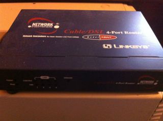 Linksys Cable DSL 4 Port Router Model NR041 Network Everywhere GOOD 