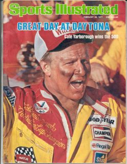 Sports Illustrated 1977 CALE YARBOROUGH Daytona 500 NASCAR Stock Cars 