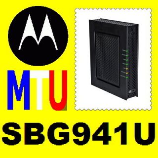 57 SBG941U Motorola Surfboard Used Cable Modem Wireless WiFi Router 