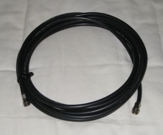 12 Ft Coax Cable, Cable TV, Satellite, Cable, Coaxial   BLACK