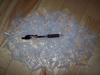 Lot of 150 Clear Micro Geocaching Cache Containers GPS