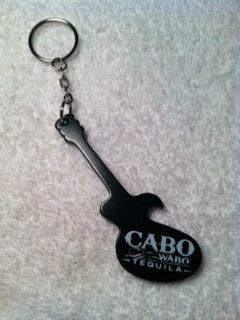 Cabo Wabo Guitar Bottle Opener Keychain