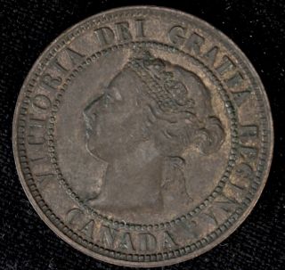1898 1c Canada Large Cent XF to AU Copper   64355