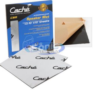 Cache CSM Two 10 x 10 Sheets of Dead Shield Sound Dampening Material 