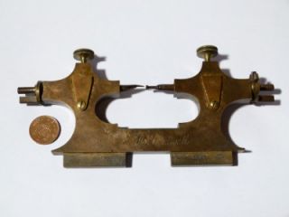   Watchmakers Pivoting Tool, Brass, T.H. CADWELL, for Pocket Watches etc