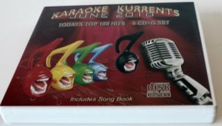 New Top Pop Karaoke Kurrents 6 CD G June 2010 Original in Case Great 