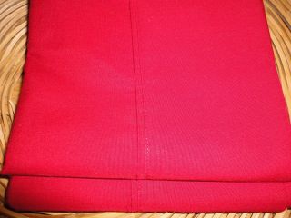 Unbranded Standard Pillowcases Candy Apple Red Pre Owned