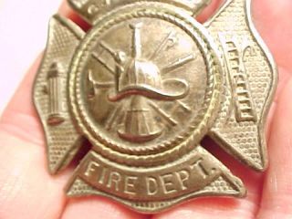 Early Cambridge City Indiana Fire Department Badge