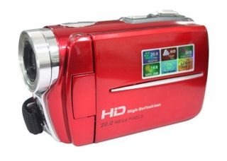   Digital Video Camera Camcorder 16x Zoom Anti Shake HD A80 Red