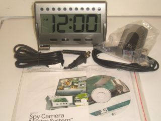 Logitech Wilife Spy Clock Security Camera Master System