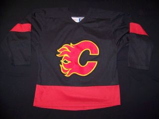 Calgary Flames Black Third 3rd CCM NHL Hockey Jersey Size M
