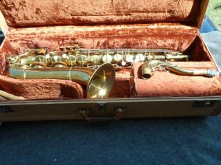 1950 Buescher 400 Top Hat and Cane Tenor Saxophone 