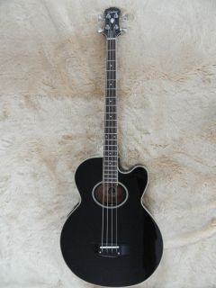 Epiphone V El Capitan Model C4B Acoustic Electric 4 String Bass Guitar 