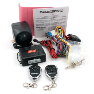   SP 101 Deluxe Car Security Alarm Keyless Entry System