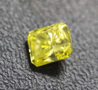 51 Carat Radiant Cut Yellow Canary Loose Diamond VS1