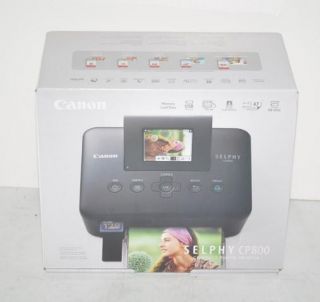 Canon Black Compact SELPHY Photo Printer CP800