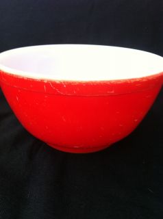 Pyrex Mixing Bowl * Vintage * Primary Red * Complete Your Set