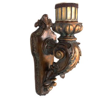 Antique Replica Rusted Wall Sconce Candle Holder
