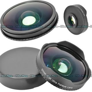 3X 37mm Baby Death Fisheye Lens for Camcorder Video