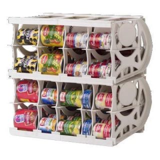 Food Rotation System Canned Soup Can Storage Rack Organizer Space 