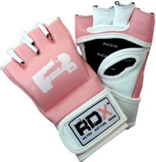 Small RDX Pink Ladies Grappling Gloves MMA Fight Boxing