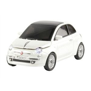 Click Car Mouse Wireless Mouse Fiat 500 in White
