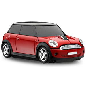 Motormouse BMW Mini Cooper s Car Wireless Mouse Red