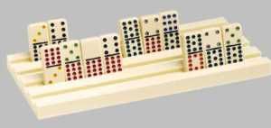Domino Racks Dominoes Mexican Train Game Holder