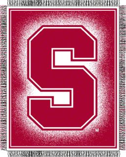 Stanford Cardinal 48x60 Triple Woven Focus Jacquard Throw