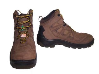 Carhartt 3984 Brown Steel Toe Hiker Work Boot 8 0D NIB