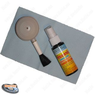 Camera Lens Cleaner Kit LCD Cleaning Spray Microfiber Cloth Air Blower 