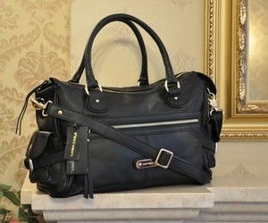 Brand New Italian Designer MARIA CARLA leather handbag purse clutch 
