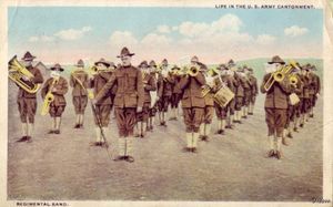   Band Life in The U s Army Cantonment from Camp Devens MA 1918