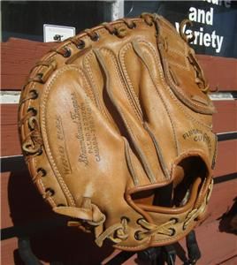 Vintage Wilson Carlton Fisk Pro Toe Adult Baseball Catchers Mitt Glove 