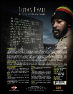 Lutan Fyah Live DVD CD Capleton Pressure Luciano Marley