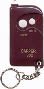 Carper 300 Keychain Garage Door Opener Mini Remote