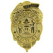 Albany New York Fire Department Captain Badge Pin
