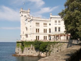 Trieste Italy Castle Miramare 2 Travel Shield Charm