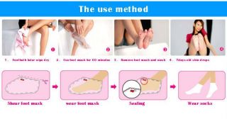 041015Hot selling Setiva Exfoliating Feet Mask for foot care