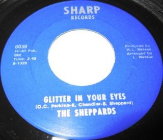1969 Group Soul 45 Rpm The Sheppards GLITTER IN YOUR EYES / WHATS THE 