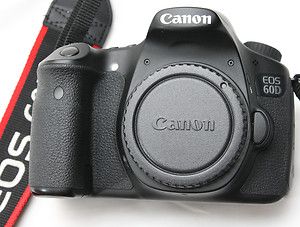 Canon EOS 60D 18 0 MP Digital SLR Camera Black Body Only