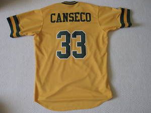 Canseco Oakland Athletics Throwback Cooperstown Jersey