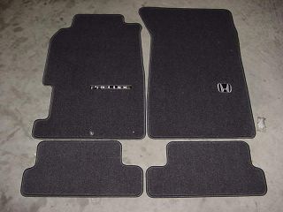   Honda Prelude Floor Mats Black Carpet Floormats 2000 2001