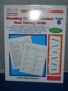reading comprehension test taking skills grade 8
